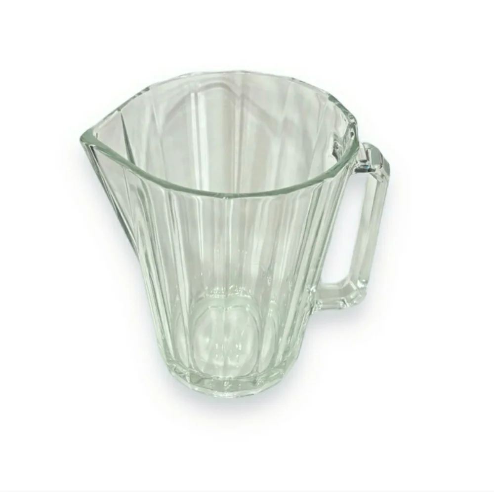 BORMIOLI Rocco Clear Pressed Glass Pitcher VINTAGE